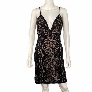 Mystic NEW Black Lace Dress L